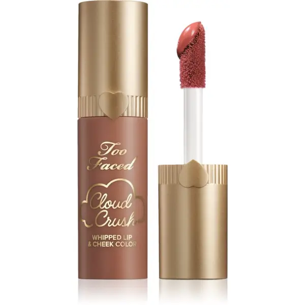 Too Faced Too Faced Cloud Crush Whipped Lip & Cheek Color tekoče rdečilo za ustnice in lica odtenek Milk & Cookies 4.3 g