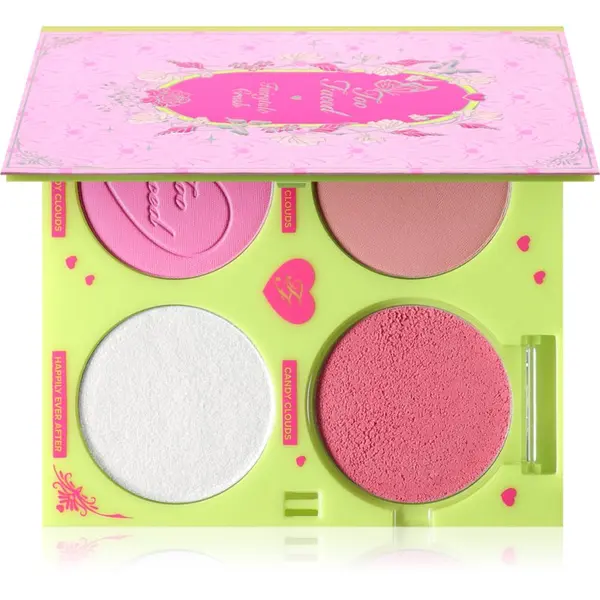 Too Faced Too Faced Holiday Fairytale Crush Blush & Highlighter Set paleta rdečil za konture z osvetljevalcem 10 g
