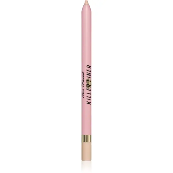 Too Faced Too Faced Killer Liner 36 Hour Waterproof Gel Eyeliner Pencil vodoodporni gel svinčnik za oči za dolgoobstojen učinek odtenek Cashmere 1,2 g