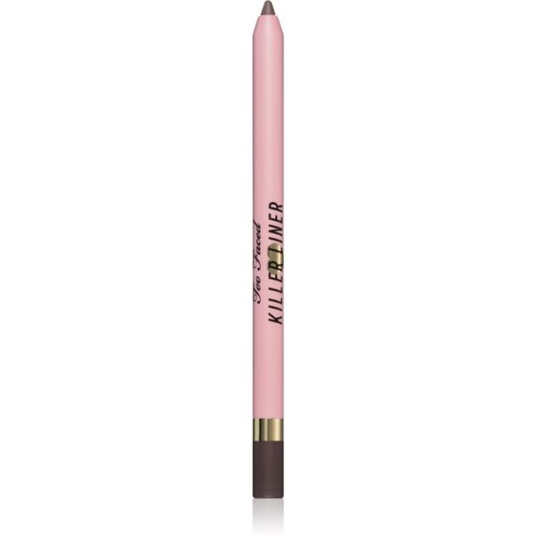 Too Faced Too Faced Killer Liner 36 Hour Waterproof Gel Eyeliner Pencil vodoodporni gel svinčnik za oči za dolgoobstojen učinek odtenek Storm 1,2 g