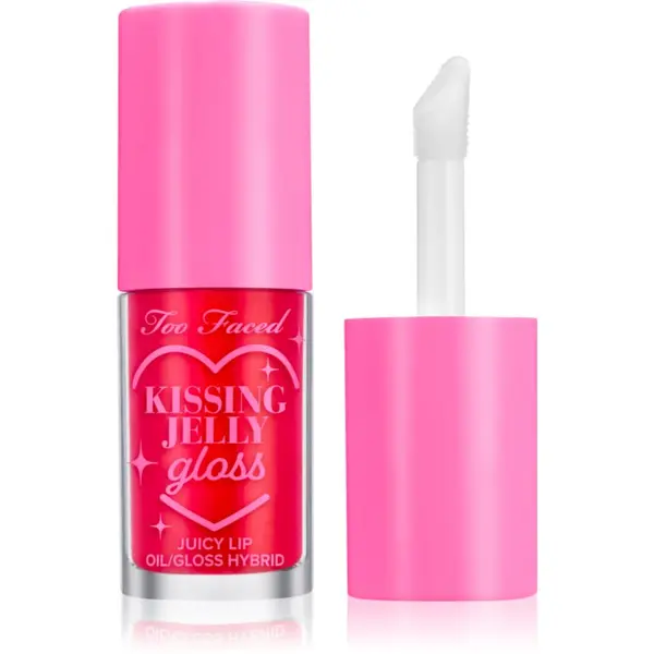 Too Faced Too Faced Kissing Jelly Lip Oil Gloss oljast sijaj za ustnice za intenzivno vlažnost odtenek Cherry Pie 4.5 ml