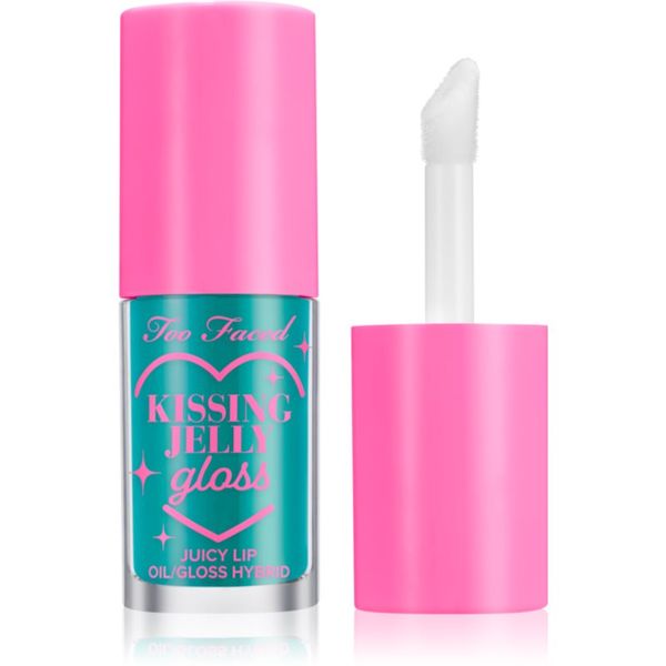 Too Faced Too Faced Kissing Jelly Lip Oil Gloss oljast sijaj za ustnice za intenzivno vlažnost odtenek Sweet Cotton Candy 4,5 ml