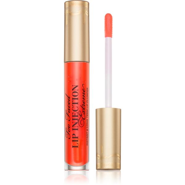 Too Faced Too Faced Lip Injection Extreme Lip Plumper vlažilni sijaj za ustnice z učinkom povečanja odtenek Tangerine Dream 4 g