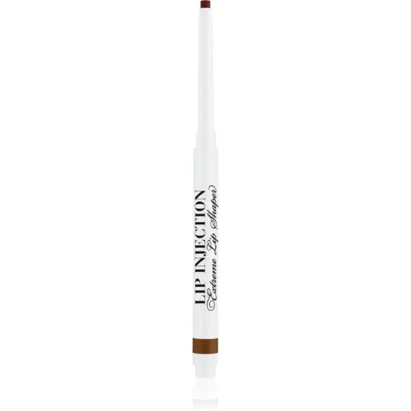 Too Faced Too Faced Lip Injection Extreme Lip Shaper črtalo za ustnice za dolgotrajajoč volumen odtenek Espresso Shot 0.38 g