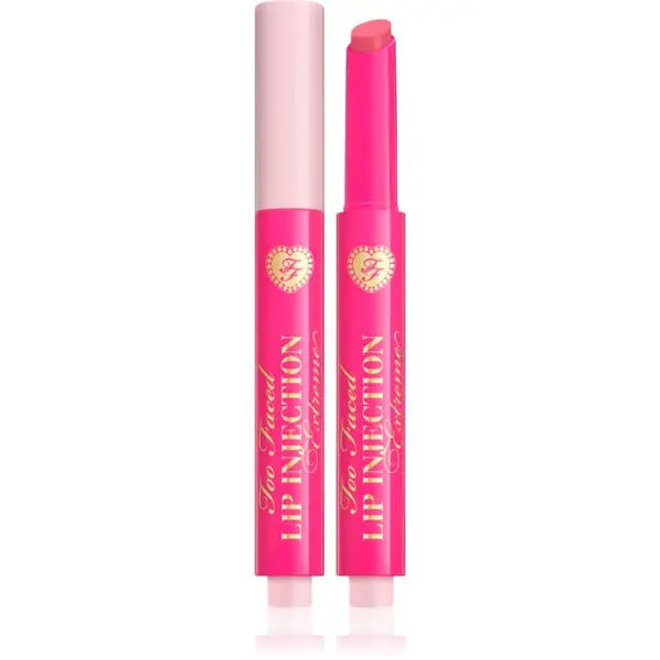 Too Faced Too Faced Lip Injection Extreme Plumping Clicks sijaj za ustnice za večji volumen v paličici odtenek Perfect Pink 1.5 g