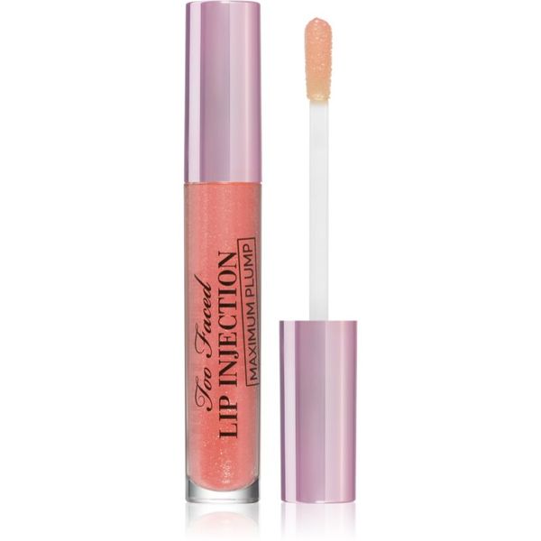 Too Faced Too Faced Lip Injection Maximum Plump Extra Strength Lip Plumper Gloss dolgoobstojni sijaj za ustnice za ekstra volumen odtenek Cotton Candy Kisses 4