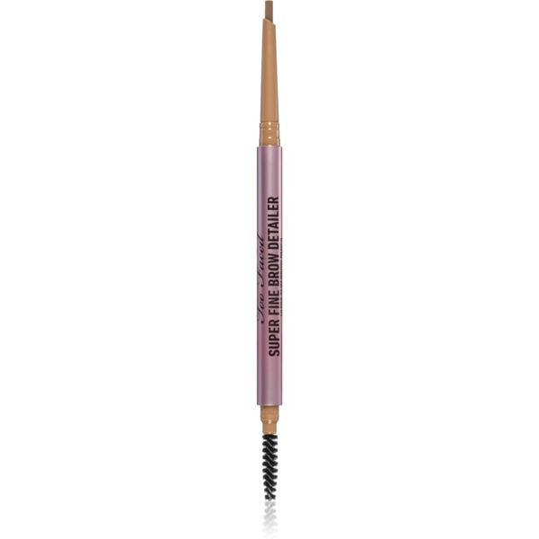 Too Faced Too Faced Super Fine Brow Detailer Eyebrow Pencil dolgoobstojni svinčnik za obrvi odtenek Natural Blonde 0,08 g