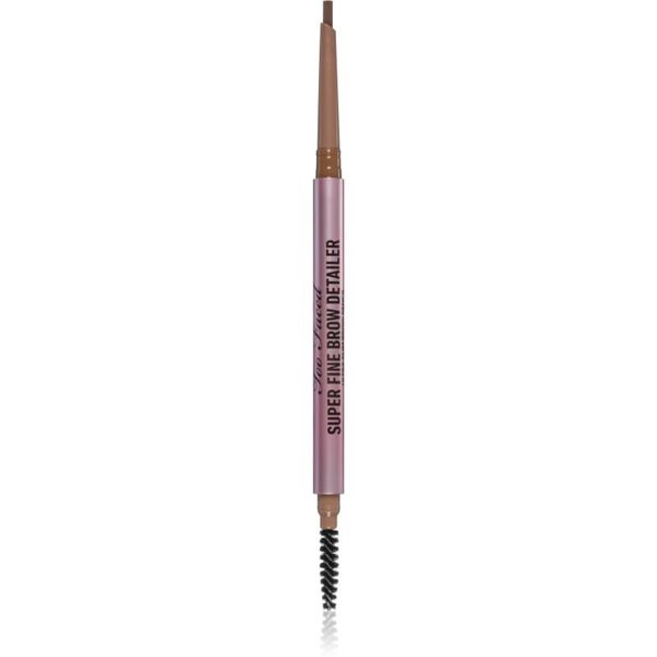Too Faced Too Faced Super Fine Brow Detailer Eyebrow Pencil dolgoobstojni svinčnik za obrvi odtenek Soft Brown 0,08 g