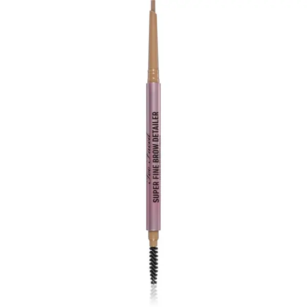 Too Faced Too Faced Super Fine Brow Detailer Eyebrow Pencil dolgoobstojni svinčnik za obrvi odtenek Taupe 0.08 g