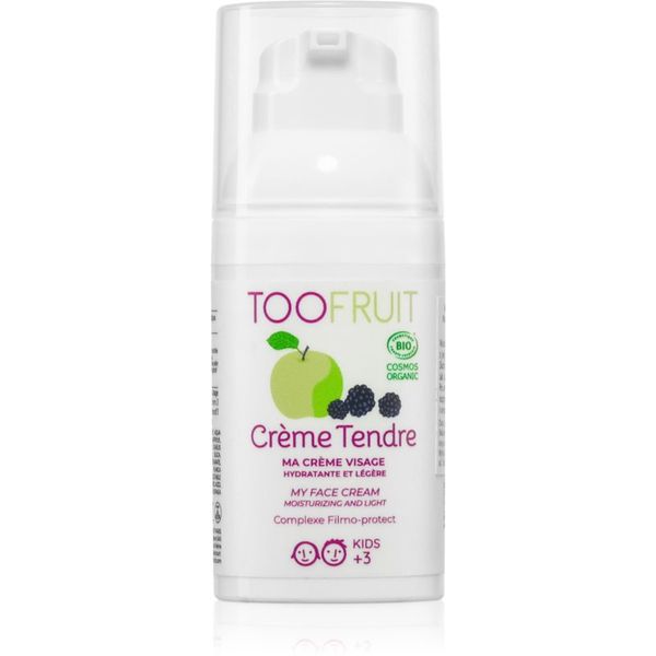 Toofruit Toofruit Moisturizing Cream vlažilna krema za obraz za otroke Apple/Blackberry 30 ml