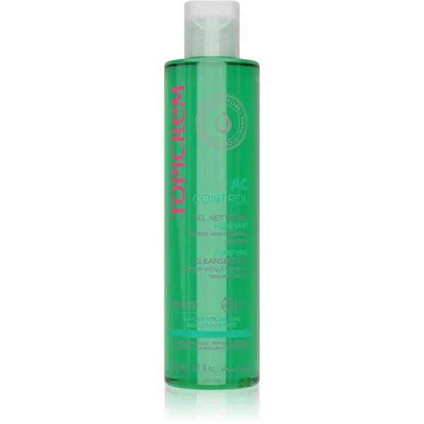 Topicrem Topicrem AC Purifying Cleansing Gel globinsko čistilni gel za mastno občutljivo kožo 200 ml