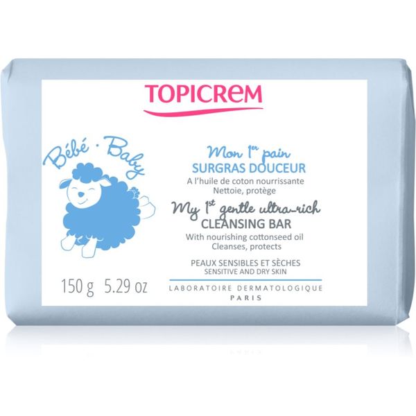 Topicrem Topicrem BABY My 1st Gentle Ultra-Rich Cleansing Bar nežno čistilno milo za dojenčke in otroke 150 g