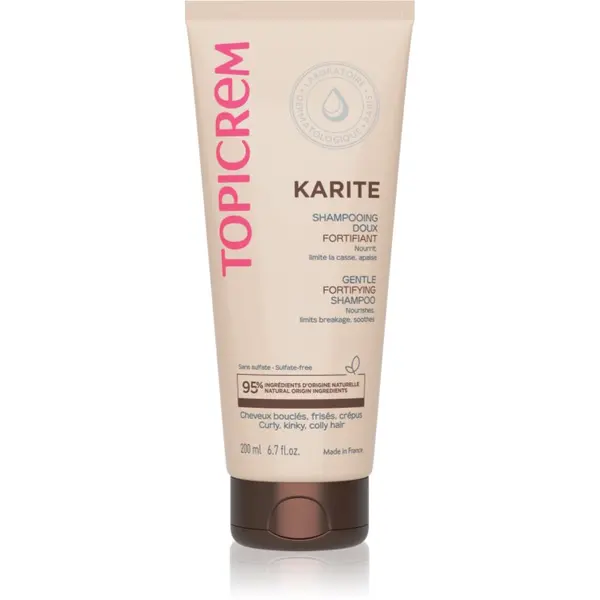 Topicrem Topicrem KARITÉ Gentle Fortifying Shampoo šampon za okrepitev las za šibke lase 200 ml