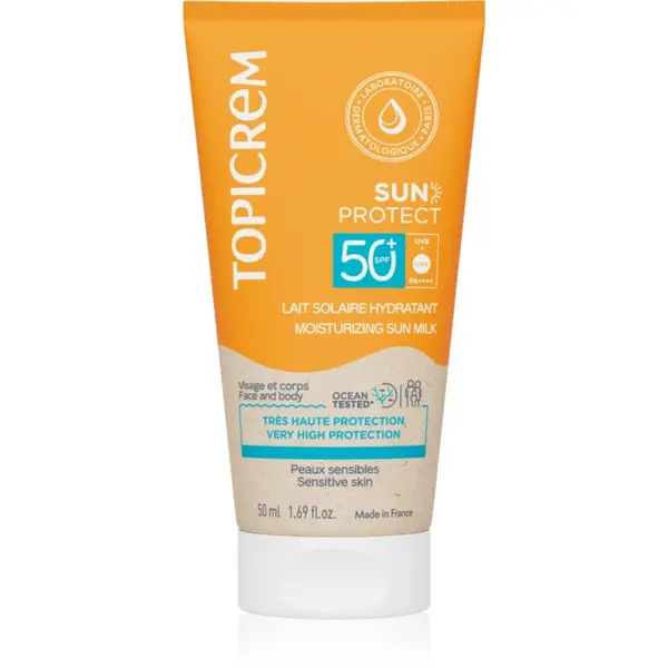 Topicrem Topicrem Sun Protect Moisturizing Sun Milk vlažilni losjon za sončenje SPF 50+ 50 ml