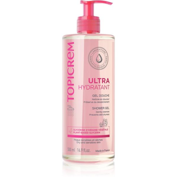 Topicrem Topicrem UH BODY Gentle Cleansing Gel nežni gel za umivanje za obraz, telo in lase 500 ml