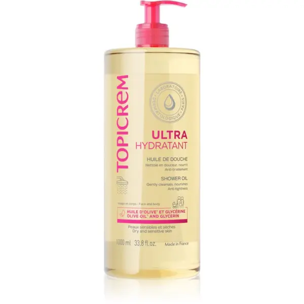 Topicrem Topicrem UH BODY Shower Oil vlažilno čistilno olje za suho in občutljivo kožo 1000 ml