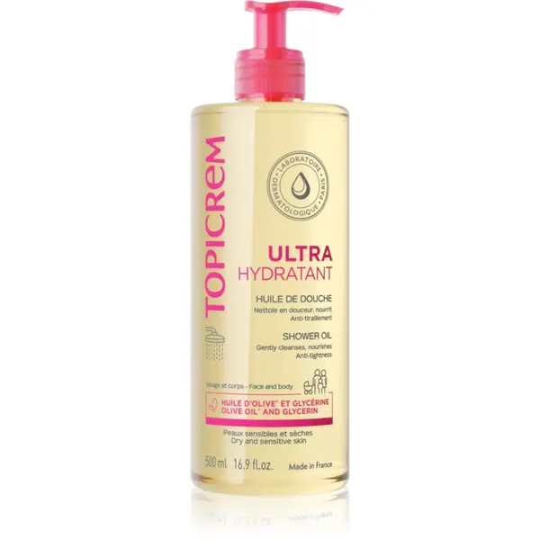 Topicrem Topicrem UH BODY Shower Oil vlažilno čistilno olje za suho in občutljivo kožo 500 ml