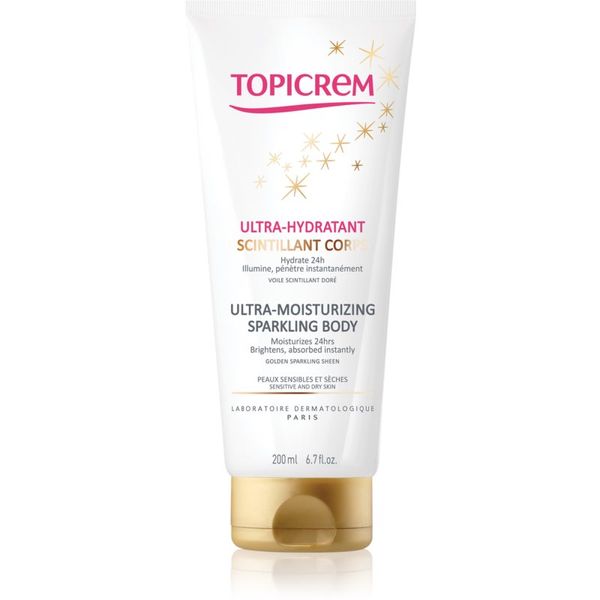 Topicrem Topicrem UH BODY Ultra-Moisturizing Sparkling Body intenzivno vlažilni losjon za telo z bleščicami 200 ml