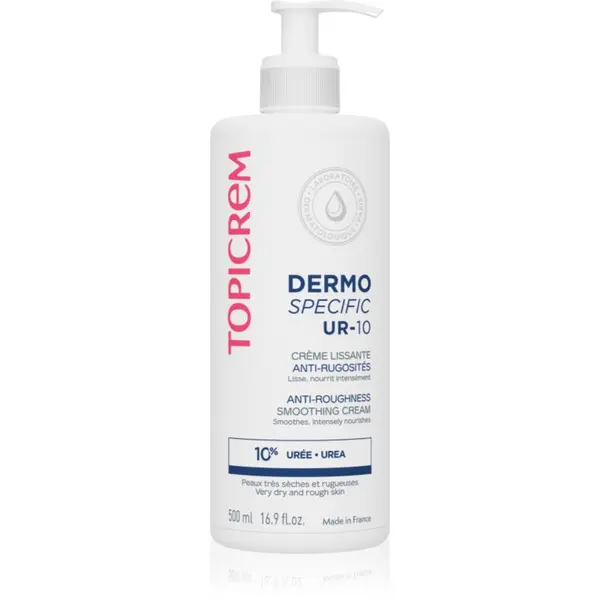Topicrem Topicrem UR-10 Anti-Roughness Smoothing Cream krema za telo za ekstra suho kožo 500 ml
