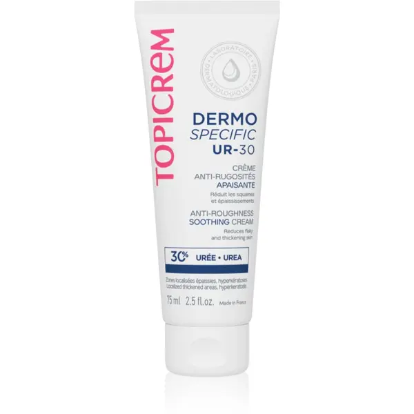 Topicrem Topicrem UR-30 Anti-Roughness Soothing Cream pomirjujoča krema za trdo kožo 75 ml