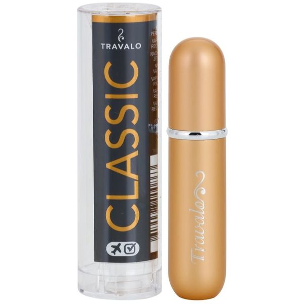 Travalo Travalo Classic polnilno razpršilo za parfum uniseks Gold 5 ml