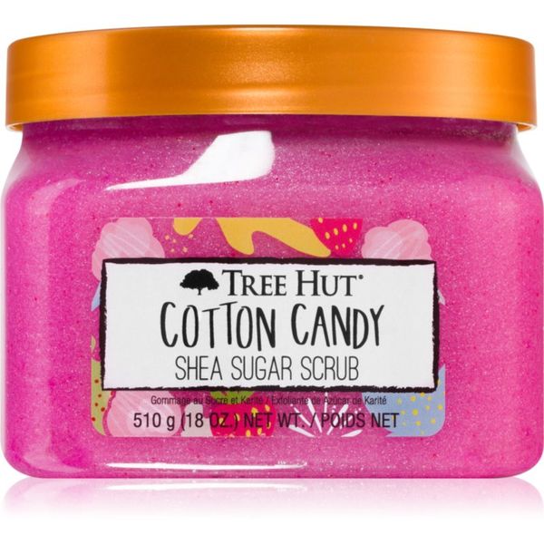 Tree Hut Tree Hut Cotton Candy Shea Sugar Scrub sladkorni piling za telo 510 g