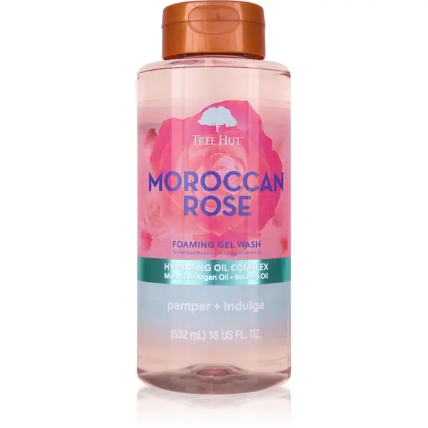 Tree Hut Tree Hut Moroccan Rose Foaming Gel Wash penasti gel za prhanje 532 ml