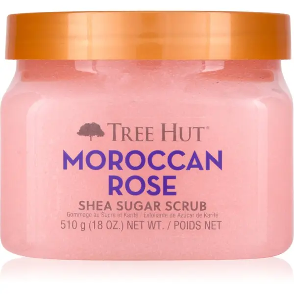 Tree Hut Tree Hut Shea Sugar Scrub Moroccan Rose sladkorni piling z karitejevim maslom 510 g