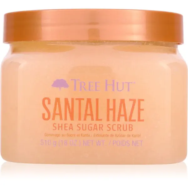 Tree Hut Tree Hut Shea Sugar Scrub Santal Haze sladkorni piling za telo 510 g