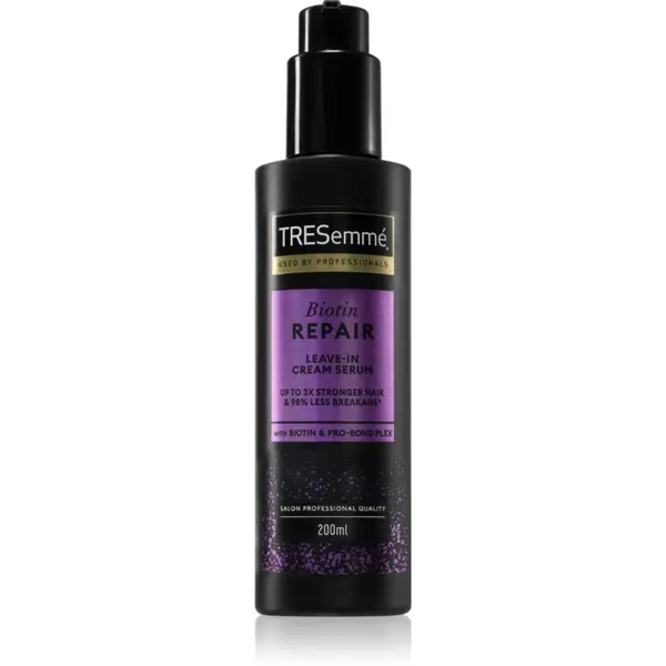 TRESemmé TRESemmé Biotin Repair Leave-In Cream Serum kremasti serum za popoln videz las 200 ml