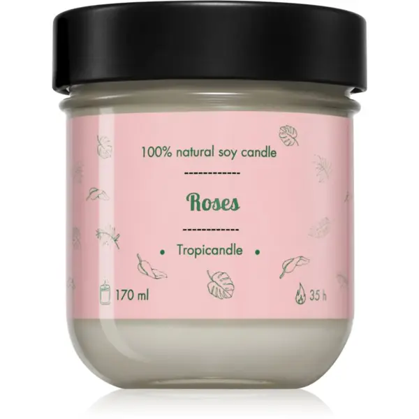 Tropicandle Tropicandle Roses dišeča sveča 170 ml