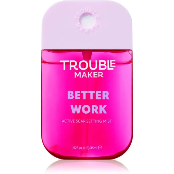 Trouble Maker Trouble Maker Better Work pršilo za fiksiranje make-upa za problematično kožo 45 ml