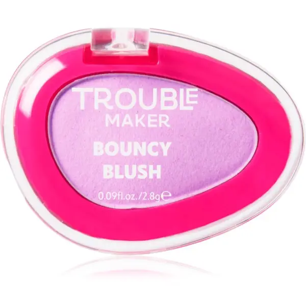 Trouble Maker Trouble Maker Bouncy Blush rdečilo v prahu odtenek Jump Lilac 2.8 g
