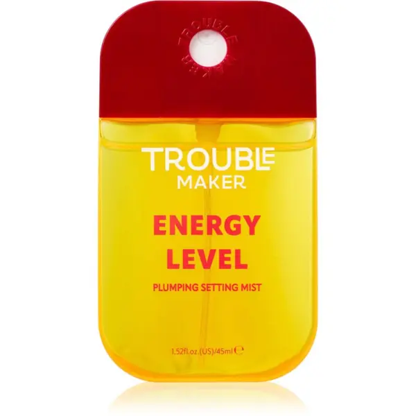 Trouble Maker Trouble Maker Energy Level pršilo za fiksiranje make-upa za osvetlitev kože 45 ml