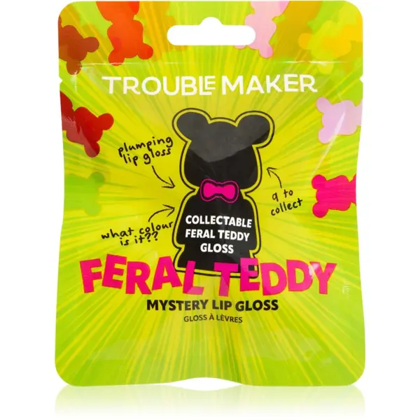 Trouble Maker Trouble Maker Feral Teddy Mystery Plumping Lip Gloss sijaj za ustnice z učinkom povečanja 1.1 ml