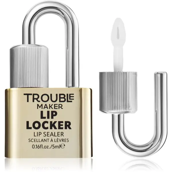 Trouble Maker Trouble Maker Lip Locker Top Coat sijaj za ustnice za dolgoobstojen učinek 5 ml