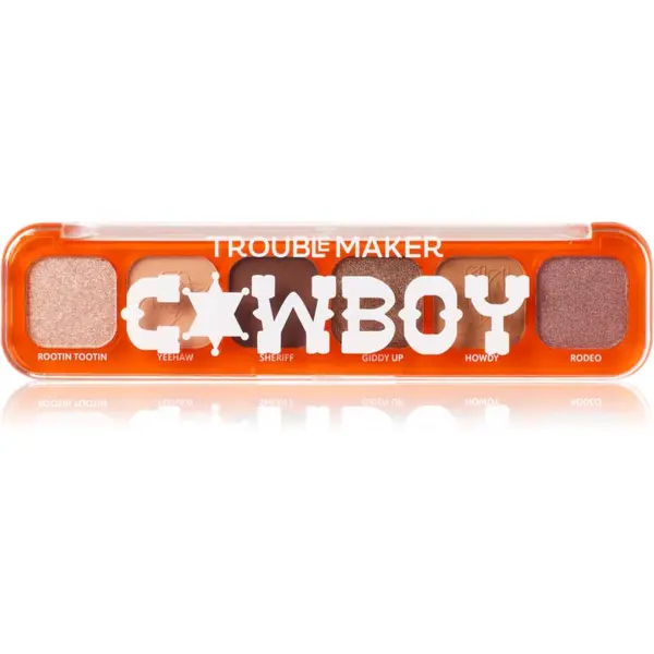 Trouble Maker Trouble Maker Little Trouble paleta senčil za oči odtenek Cowboy 9 g