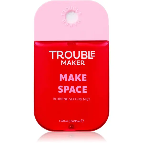 Trouble Maker Trouble Maker Make Space pršilo za fiksiranje make-upa za zmanjšanje por 45 ml