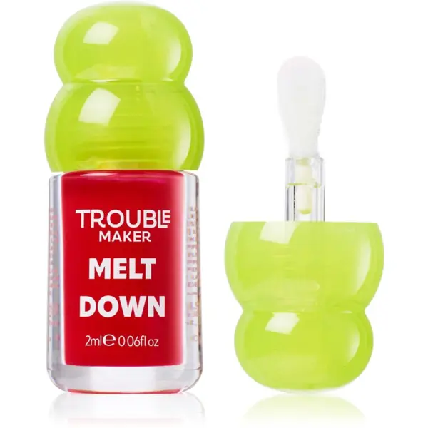 Trouble Maker Trouble Maker Melt Down Lip Oil olje za ustnice odtenek Overload Pink 3 ml