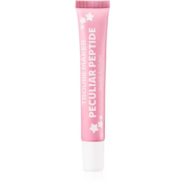 Trouble Maker Trouble Maker Peculiar Peptide balzam za ustnice bleščeč odtenek Birthday Cake Pink 10 ml