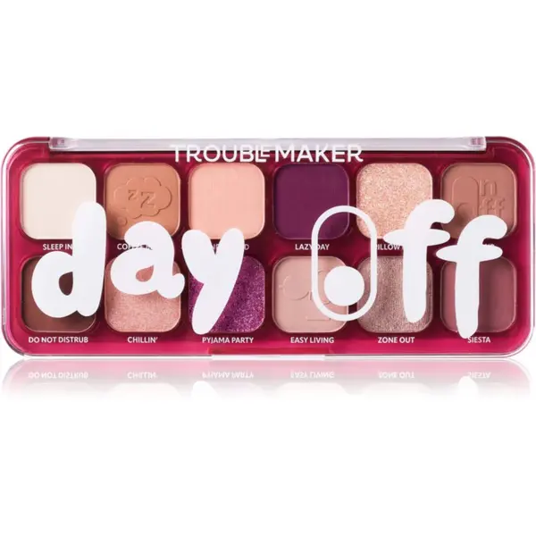 Trouble Maker Trouble Maker Trouble paleta senčil za oči odtenek Day Off 18 g