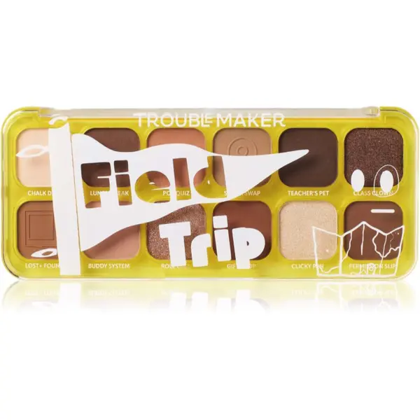 Trouble Maker Trouble Maker Trouble paleta senčil za oči odtenek Field Trip 18 g