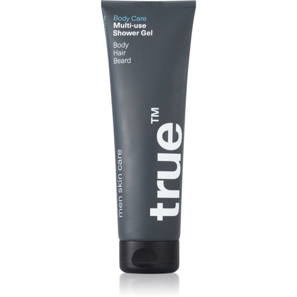 true men skin care true men skin care Multi-use Shower Gel gel za prhanje za obraz, telo in lase za moške 100 ml