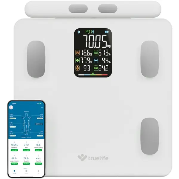 TrueLife TrueLife FitScale W8 osebna tehtnica White 1 kos