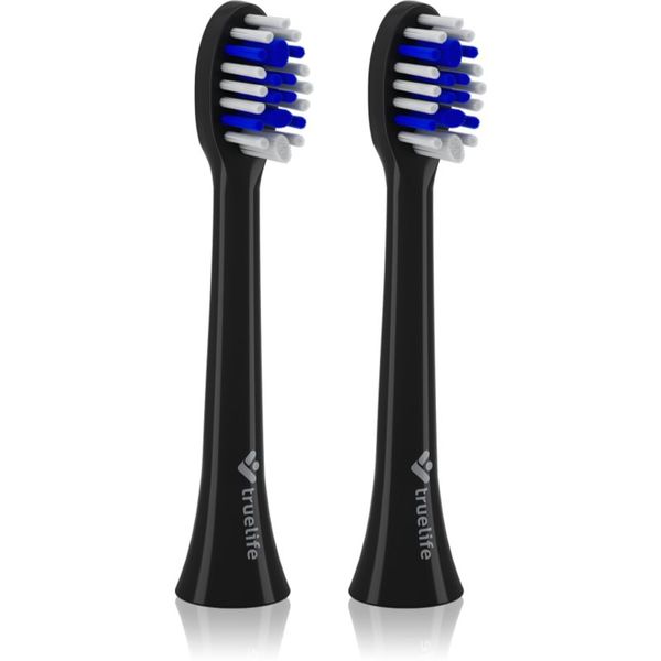 TrueLife TrueLife SonicBrush Compact Heads Black Whiten nadomestne glave za zobno ščetko TrueLife SonicBrush Compact / Duo 2 kos