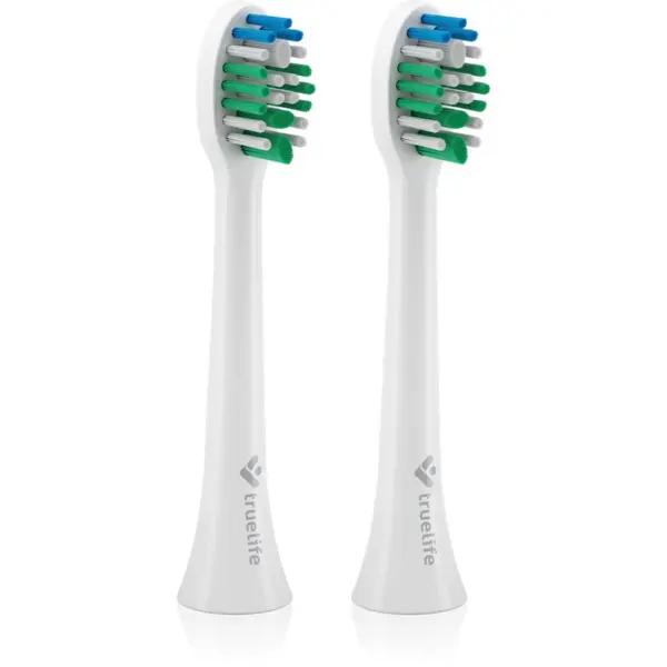 TrueLife TrueLife SonicBrush Compact Heads White Standard nadomestne glave za zobno ščetko TrueLife SonicBrush Compact / Duo 2 kos