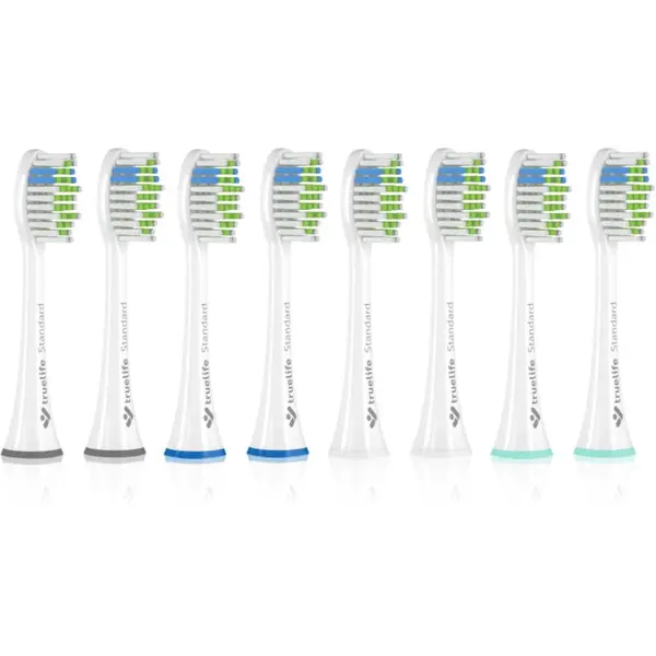 TrueLife TrueLife SonicBrush UV Heads White Standard nadomestne glave za zobno ščetko TrueLife SonicBrush UV, GL UV 8 kos