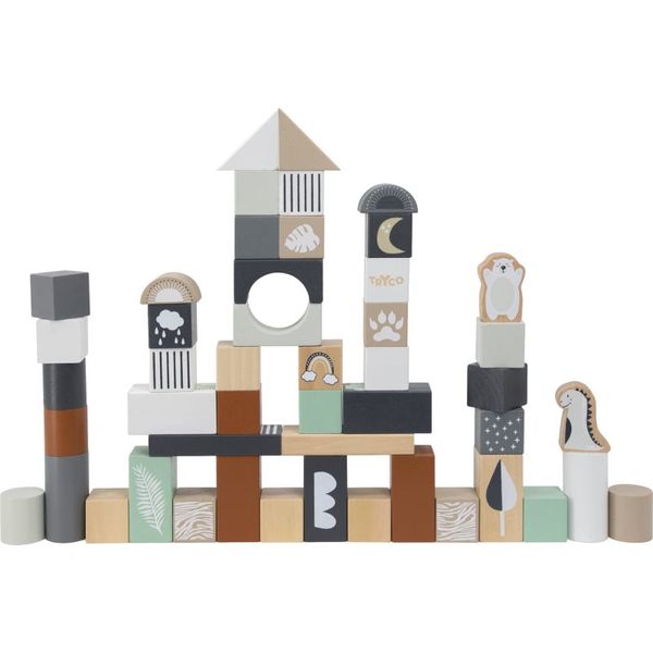 Tryco Tryco Wooden Block Set 50 pcs igrača iz lesa 24m+ 1 kos