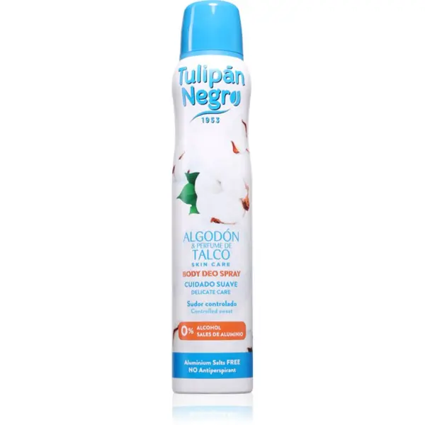 Tulipán Negro Tulipán Negro Algodon Y Talco dezodorant za ženske 200 ml