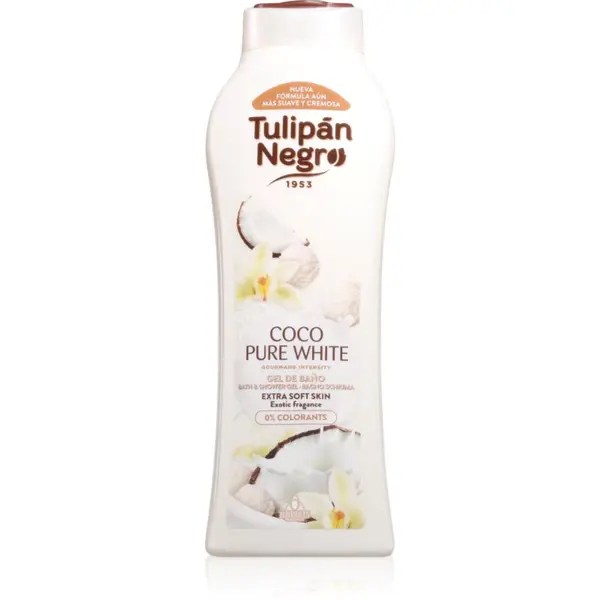 Tulipán Negro Tulipán Negro Coco Pure White gel za prhanje 650 ml